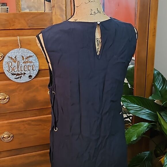 Avec Les Filles Black side slit dress size Small - Picture 7 of 13